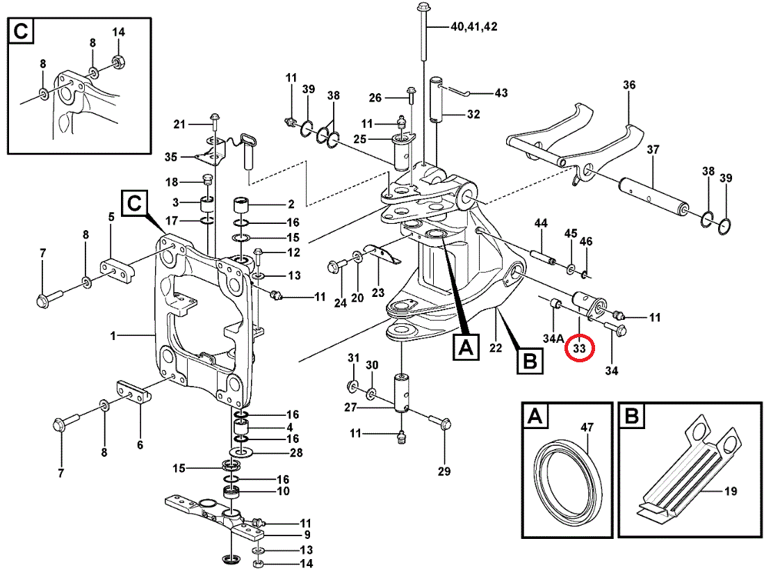 Volvo schema, dalis VOE15645757