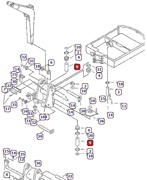 Bobcat pirštas 6588094 schema
