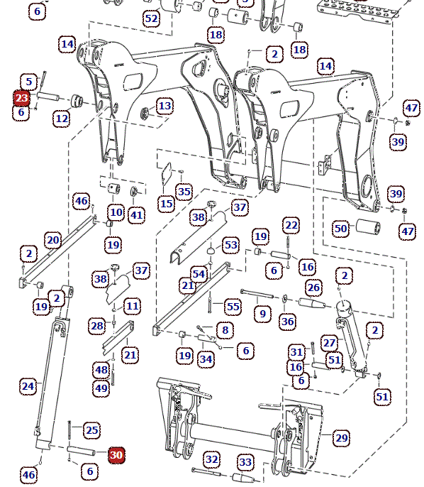 Bobcat pirštas 6730887 schema