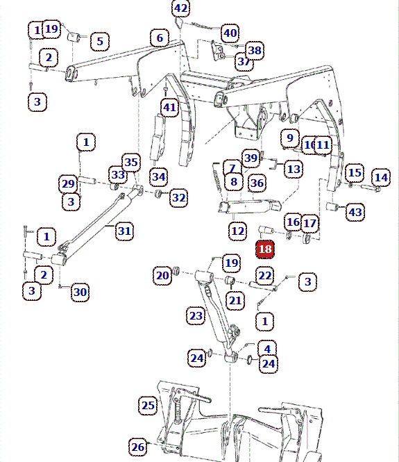 Bobcat pirštas 6732012 schema