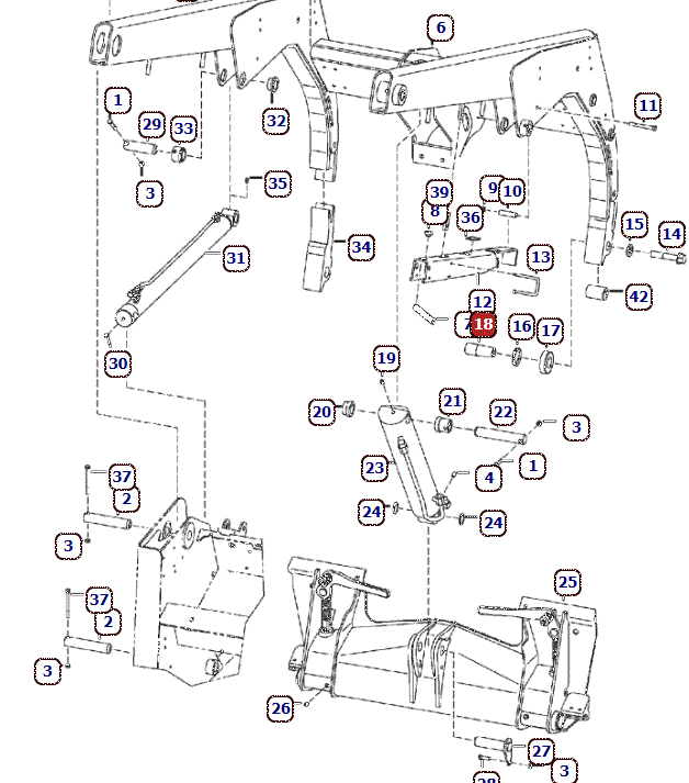 Bobcat pirštas 7101078 schema