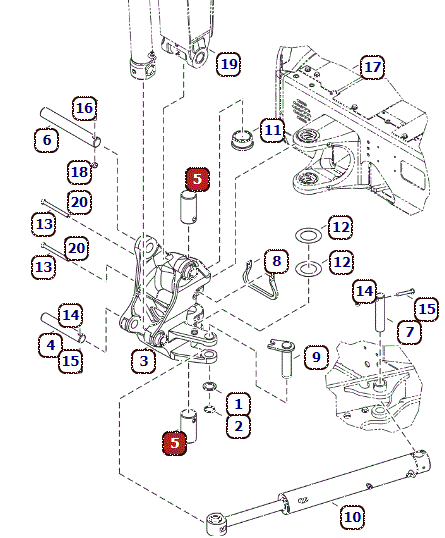Bobcat pirštas 7157646 schema