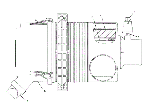 Caterpillar oro filtras 110-6326 schema